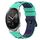 Cinturino per orologio in silicone bicolore da 42 mm 20 mm per Honor MagicWatch2 (verde militare + nero) Cinturino per orologio in silicone bicolore da 42 mm 20 mm per Honor MagicWatch2 (verde militare + nero)