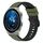 Per Huawei Watch GT3 Pro 46mm 22mm Cinturino in silicone bicolore (verde militare + nero) Per Huawei Watch GT3 Pro 46mm 22mm Cinturino in silicone bicolore (verde militare + nero)