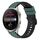 Per Huawei Watch 3 Pro 22mm Cinturino in silicone bicolore (verde oliva + nero) Per Huawei Watch 3 Pro 22mm Cinturino in silicone bicolore (verde oliva + nero)