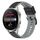 Per Huawei Watch 3 Pro 22mm Cinturino in silicone bicolore (nero + grigio) Per Huawei Watch 3 Pro 22mm Cinturino in silicone bicolore (nero + grigio)
