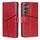 Custodia per telefono in pelle con cuciture geometriche per Samsung Galaxy S24 5G (rossa) Custodia per telefono in pelle con cuciture geometriche per Samsung Galaxy S24 5G (rossa)