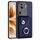 Per OPPO Reno11 Pro Custodia per telefono in PU con supporto ad anello per borsa per organo globale (blu) Per OPPO Reno11 Pro Custodia per telefono in PU con supporto ad anello per borsa per organo globale (blu)