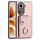 Per OPPO Reno11 Custodia per telefono in PU con supporto ad anello per borsa per organo globale (rosa) Per OPPO Reno11 Custodia per telefono in PU con supporto ad anello per borsa per organo globale (rosa)
