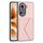 Per OPPO Reno11 Custodia per telefono RFID con struttura rombica globale (oro rosa) Per OPPO Reno11 Custodia per telefono RFID con struttura rombica globale (oro rosa)