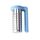 Colino da tè in acciaio inossidabile per uso domestico, filtro da tè semplice e portatile (blu)