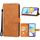 Custodia per telefono in pelle per Honor Play 50 (marrone)