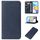 Custodia per telefono in pelle con chiusura magnetica per Honor Play 50 Plus (blu) Custodia per telefono in pelle con chiusura magnetica per Honor Play 50 Plus (blu)