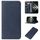 Custodia per telefono in pelle con chiusura magnetica per Honor X50 GT (blu) Custodia per telefono in pelle con chiusura magnetica per Honor X50 GT (blu)