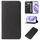 Custodia per telefono in pelle con chiusura magnetica per Honor X50i+ (nera) Custodia per telefono in pelle con chiusura magnetica per Honor X50i+ (nera)