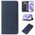 Custodia per telefono in pelle con chiusura magnetica per Honor X50i+ (blu)