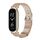 Per Xiaomi Mi Band 8 Mijobs GT4 cinturino in pelle di vacchetta primo strato (oro chiaro albicocca) Per Xiaomi Mi Band 8 Mijobs GT4 cinturino in pelle di vacchetta primo strato (oro chiaro albicocca)