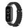 Per Xiaomi Mi Band 8 Mijobs GT4 Cinturino traspirante in silicone marino (nero argento) Per Xiaomi Mi Band 8 Mijobs GT4 Cinturino traspirante in silicone marino (nero argento)