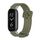 Per Xiaomi Mi Band 8 Mijobs GT4 cinturino in silicone traspirante (verde militare argento) Per Xiaomi Mi Band 8 Mijobs GT4 cinturino in silicone traspirante (verde militare argento)