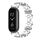 Per Xiaomi Mi Band 8 Mijobs GT4 Cinturino in metallo con catena ossea (argento) Per Xiaomi Mi Band 8 Mijobs GT4 Cinturino in metallo con catena ossea (argento)