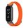 Per Xiaomi Mi Band 8 Mijobs GT4 cinturino in nylon traspirante (arancione nero)