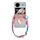 Per vivo X Flip Custodia per PC in pelle di colore illusorio con cinturino colorato (rosa) Per vivo X Flip Custodia per PC in pelle di colore illusorio con cinturino colorato (rosa)