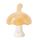Massaggiagengive in silicone per bambini, tipo piccolo fungo, bastoncino per dentizione anti-mangiamento, colore: beige Massaggiagengive in silicone per bambini, tipo piccolo fungo, bastoncino per dentizione anti-mangiamento, colore: beige