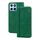 Custodia per telefono in PU con vibrazione orizzontale magnetica smerigliata per Honor X8a (verde)