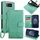 Custodia per telefono in pelle con motivo Flip Tree e cervo in rilievo per Asus Zenfone 8 (verde) Custodia per telefono in pelle con motivo Flip Tree e cervo in rilievo per Asus Zenfone 8 (verde)