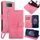 Custodia per telefono in pelle con motivo Flip Tree e cervo in rilievo per Asus Zenfone 8 (rosa) Custodia per telefono in pelle con motivo Flip Tree e cervo in rilievo per Asus Zenfone 8 (rosa)