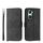 Custodia per cellulare in pelle a portafoglio con fiori in rilievo per vivo Y03 (nera) Custodia per cellulare in pelle a portafoglio con fiori in rilievo per vivo Y03 (nera)