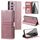 Per Samsung Galaxy S24+ 5G Custodia a portafoglio in pelle semplice con 6 carte (oro rosa) Per Samsung Galaxy S24+ 5G Custodia a portafoglio in pelle semplice con 6 carte (oro rosa)