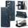 Custodia per telefono in pelle a portafoglio semplice con 6 carte per Samsung Galaxy S23+ 5G (blu navy) Custodia per telefono in pelle a portafoglio semplice con 6 carte per Samsung Galaxy S23+ 5G (blu navy)