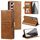 Per Samsung Galaxy S23+ 5G Custodia a portafoglio in pelle semplice con 6 carte (marrone) Per Samsung Galaxy S23+ 5G Custodia a portafoglio in pelle semplice con 6 carte (marrone)