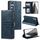 Per Samsung Galaxy S23 FE 5G Custodia a portafoglio in pelle semplice con 6 carte (blu navy) Per Samsung Galaxy S23 FE 5G Custodia a portafoglio in pelle semplice con 6 carte (blu navy)