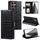 Per Samsung Galaxy S22 Ultra 5G Custodia a portafoglio in pelle semplice con 6 carte (nera) Per Samsung Galaxy S22 Ultra 5G Custodia a portafoglio in pelle semplice con 6 carte (nera)