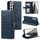 Per Samsung Galaxy S22+ 5G Custodia a portafoglio in pelle semplice con 6 carte (blu navy) Per Samsung Galaxy S22+ 5G Custodia a portafoglio in pelle semplice con 6 carte (blu navy)
