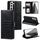 Per Samsung Galaxy S22 5G Custodia per telefono in pelle a portafoglio semplice con 6 carte (nera) Per Samsung Galaxy S22 5G Custodia per telefono in pelle a portafoglio semplice con 6 carte (nera)