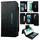 Custodia per telefono in pelle a portafoglio multifunzionale con 7 carte per Samsung Galaxy S22+ 5G (nera) Custodia per telefono in pelle a portafoglio multifunzionale con 7 carte per Samsung Galaxy S22+ 5G (nera)