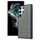 Per Samsung Galaxy S22 Ultra 5G Custodia per telefono con cover posteriore in pelle bovina (grigio) Per Samsung Galaxy S22 Ultra 5G Custodia per telefono con cover posteriore in pelle bovina (grigio)