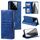Per Xiaomi 14 Custodia per telefono in pelle a portafoglio semplice con 6 carte (blu) Per Xiaomi 14 Custodia per telefono in pelle a portafoglio semplice con 6 carte (blu)