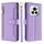 Custodia per telefono in pelle con cerniera a tracolla con trama di pecora per Honor Magic6 Pro 5G (viola) Custodia per telefono in pelle con cerniera a tracolla con trama di pecora per Honor Magic6 Pro 5G (viola)