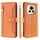 Per Honor Magic6 5G Custodia per telefono in pelle con cerniera a tracolla con trama di pecora (arancione) Per Honor Magic6 5G Custodia per telefono in pelle con cerniera a tracolla con trama di pecora (arancione)