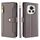 Per Honor Magic6 5G Custodia per telefono in pelle con cerniera a tracolla con trama di pecora (grigio) Per Honor Magic6 5G Custodia per telefono in pelle con cerniera a tracolla con trama di pecora (grigio)