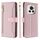 Per Honor Magic6 5G Custodia per telefono in pelle con cerniera a tracolla con trama di pecora (rosa) Per Honor Magic6 5G Custodia per telefono in pelle con cerniera a tracolla con trama di pecora (rosa)