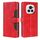 Custodia per telefono in pelle con fibbia magnetica per Honor Magic6 Pro 5G (rosso) Custodia per telefono in pelle con fibbia magnetica per Honor Magic6 Pro 5G (rosso)