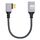 Cavo adattatore dati video HD da mini HDTV a HDTV con testa ad angolo retto per fotocamera DSLR (grigio)
