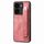 Custodia per telefono posteriore in pelle con supporto per cinturino retrò per vivo Y52T (rosa) Custodia per telefono posteriore in pelle con supporto per cinturino retrò per vivo Y52T (rosa)