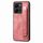 Custodia per telefono posteriore in pelle con supporto per cinturino retrò per vivo Y35 4G (rosa) Custodia per telefono posteriore in pelle con supporto per cinturino retrò per vivo Y35 4G (rosa)