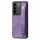 Custodia per telefono posteriore in pelle con supporto per cinturino retrò per vivo S16 / V27 (viola) Custodia per telefono posteriore in pelle con supporto per cinturino retrò per vivo S16 / V27 (viola)