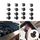16 pz/pacco WB2K101 Piedini In Gomma per GE Kenmore Griglia Del Bruciatore Sostituisce WB02T10461 AP2622260 (Nero)