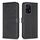 Custodia per telefono in pelle goffrata a quattro foglie per Honor 200 Lite (nera) Custodia per telefono in pelle goffrata a quattro foglie per Honor 200 Lite (nera)