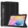 Per Samsung Galaxy Tab S6 Lite Custodia per tablet in pelle astuta in tinta unita in acrilico 3 volte (nera) Per Samsung Galaxy Tab S6 Lite Custodia per tablet in pelle astuta in tinta unita in acrilico 3 volte (nera)