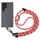 Cordino a tracolla in nylon con catena da collo regolabile anti-smarrimento da 8 mm, lunghezza regolabile: circa 75-135 cm (grigio rosso) Cordino a tracolla in nylon con catena da collo regolabile anti-smarrimento da 8 mm, lunghezza regolabile: circa 75-135 cm (grigio rosso)