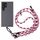 Cordino a tracolla in nylon con catena da collo regolabile anti-smarrimento da 8 mm, lunghezza regolabile: circa 75-135 cm (bianco rosso) Cordino a tracolla in nylon con catena da collo regolabile anti-smarrimento da 8 mm, lunghezza regolabile: circa 75-135 cm (bianco rosso)