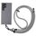 Cordino a tracolla in nylon con catena anti-smarrimento per telefono regolabile in tinta unita da 8 mm (grigio) Cordino a tracolla in nylon con catena anti-smarrimento per telefono regolabile in tinta unita da 8 mm (grigio)